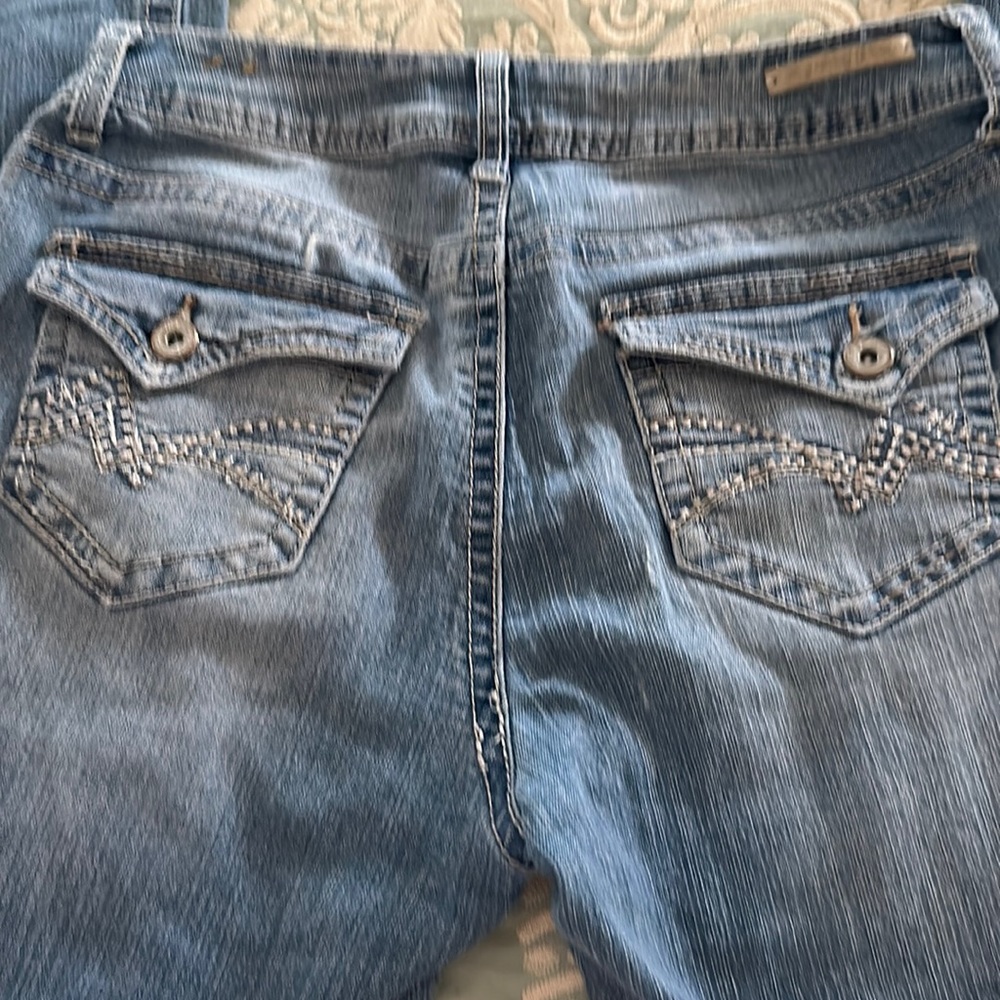 Myth of jade distressed jeans